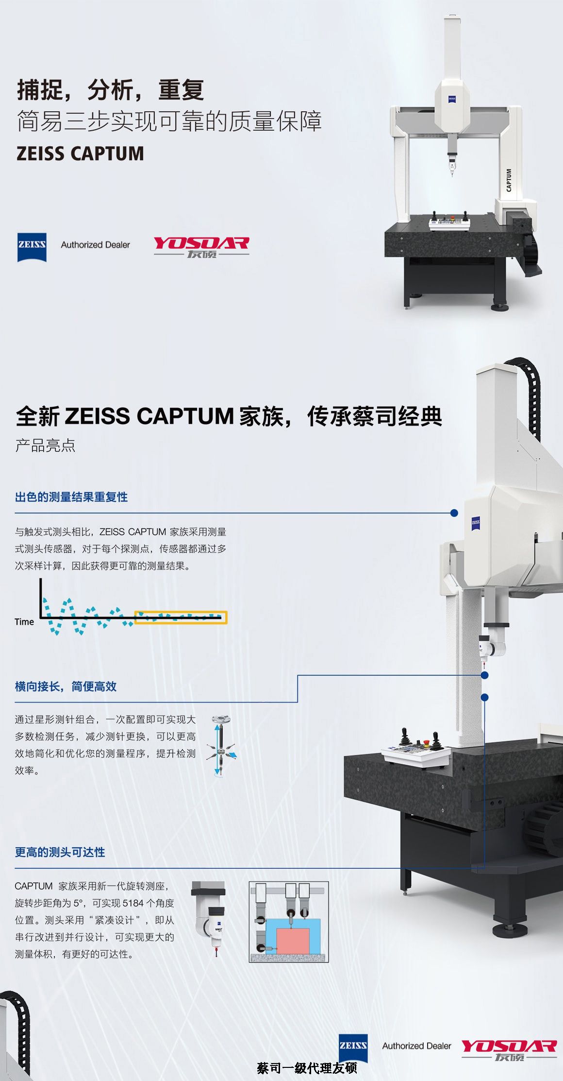 三亚蔡司三亚三坐标CAPTUM